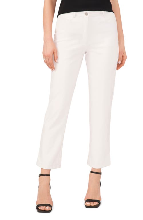 halogen(r) 5-Pocket Faux Leather Pants in Bright White