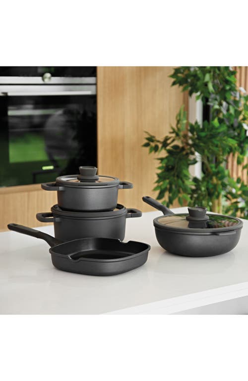 Berghoff Leo Stone Non-stick Grill Pan In Black