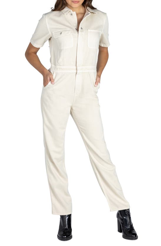 Articles Of Society Ginger Cotton Blend Utility Jumpsuit In Manawaiopuna