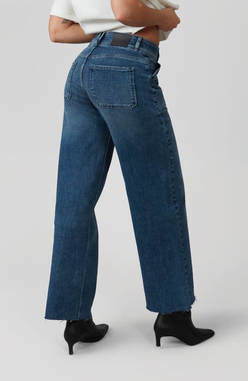 Shop Lola Jeans Nova High Rise Wide Leg Jeans In Dim Sky