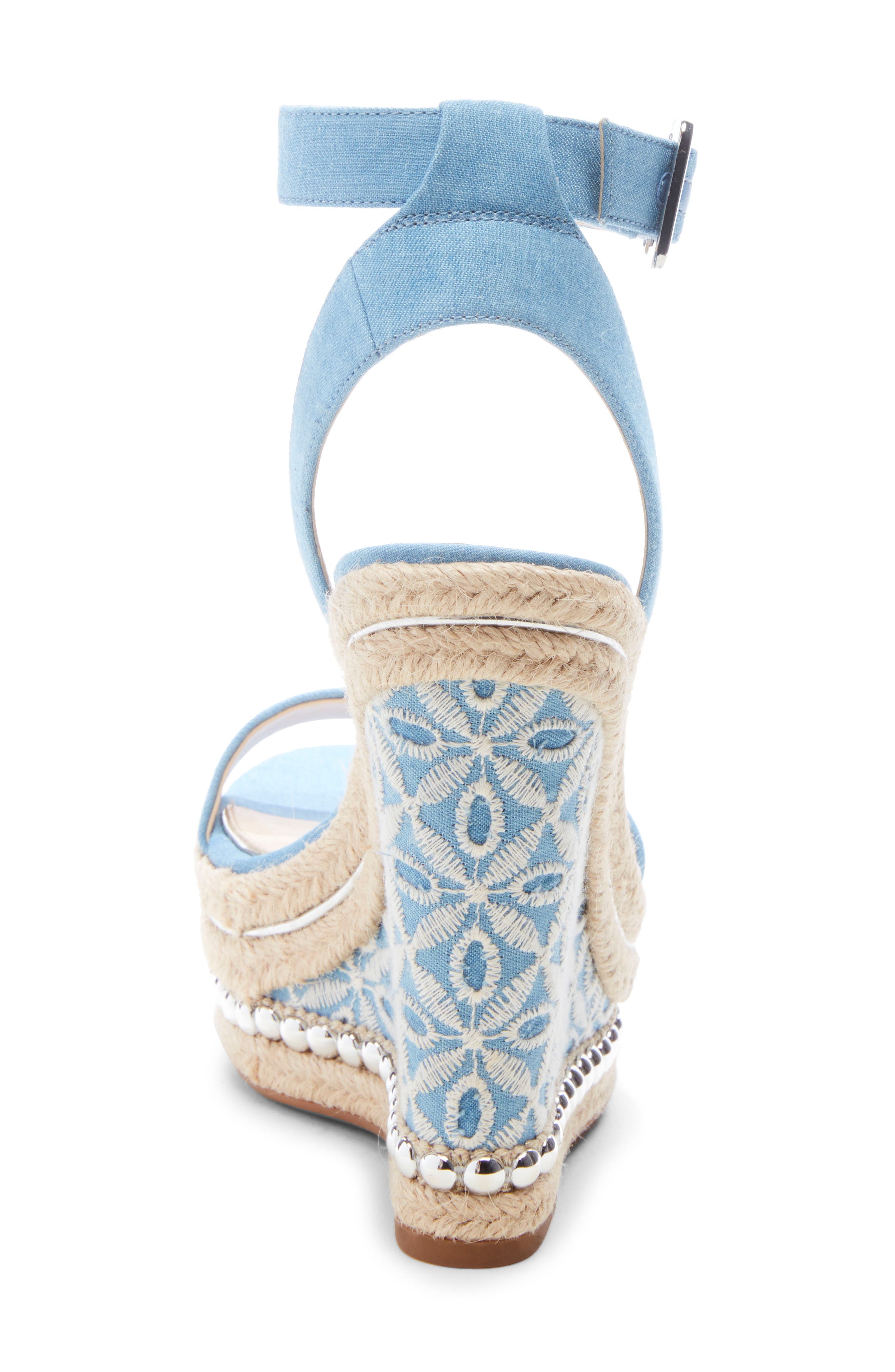 Alinda Embellished Wedge Sandal 