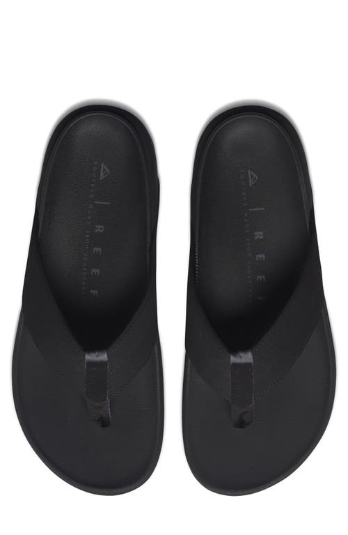 Reef The Raglan Flip Flop In Black/gum
