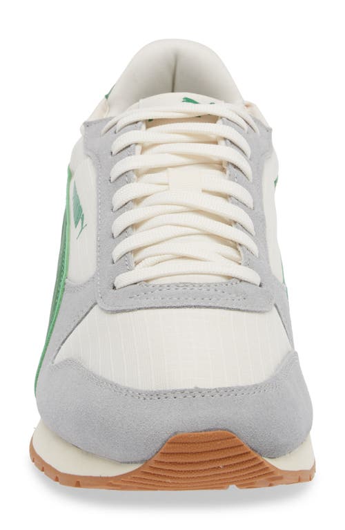 Puma Sr Siege Sneaker In Smokey Gray-ivory-green