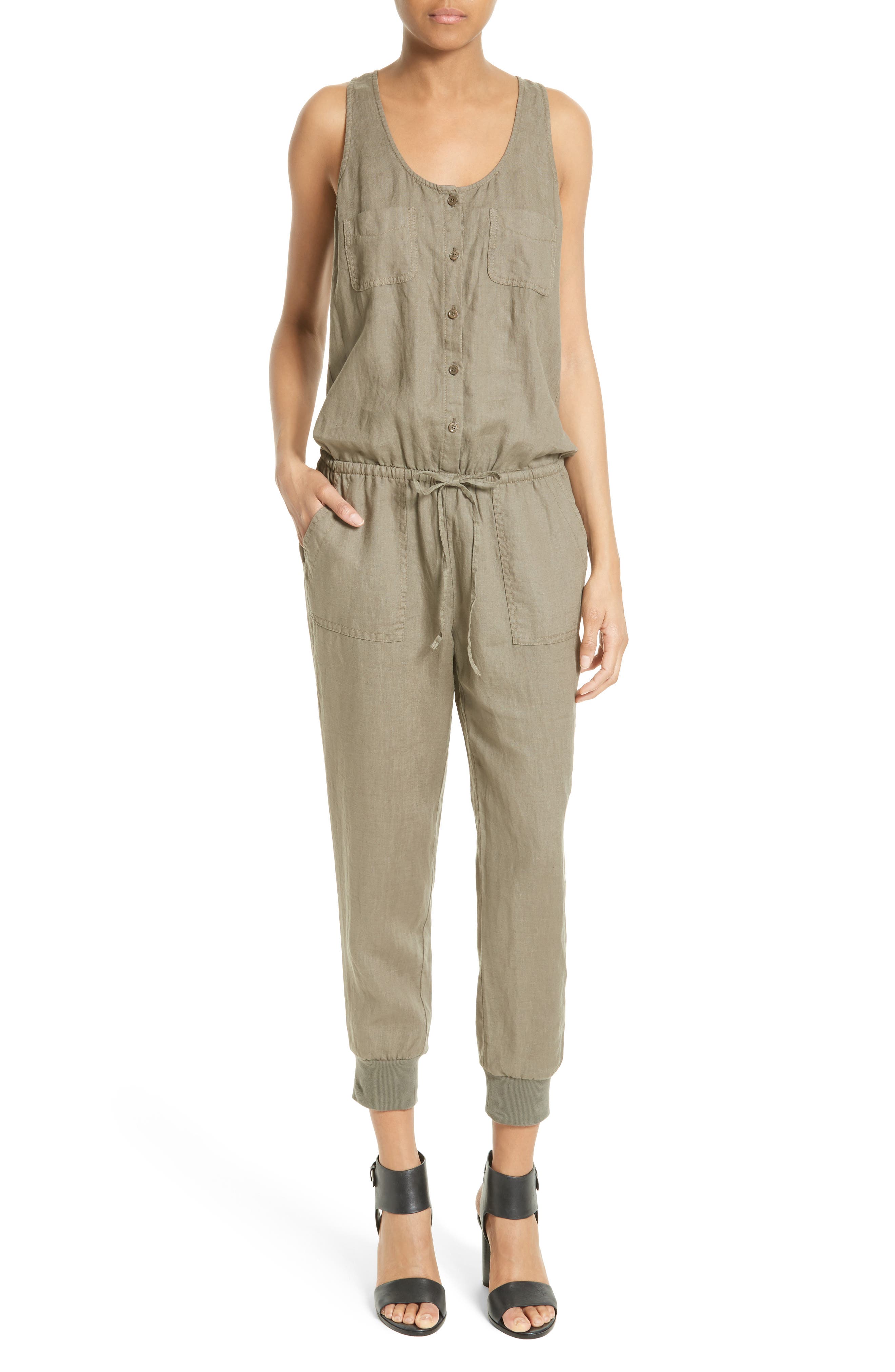 nordstrom linen jumpsuit