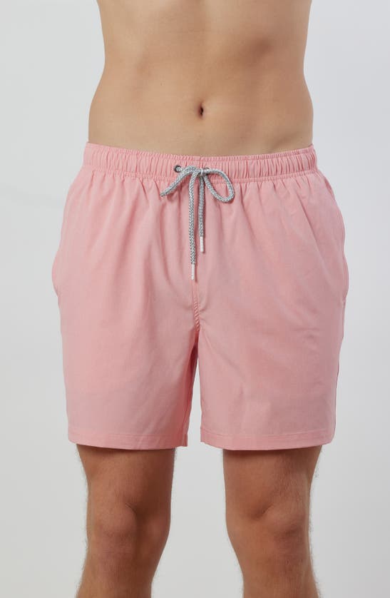 Shop Rainforest Not Your Average Solid Swim Trunks In Flamingo Pink