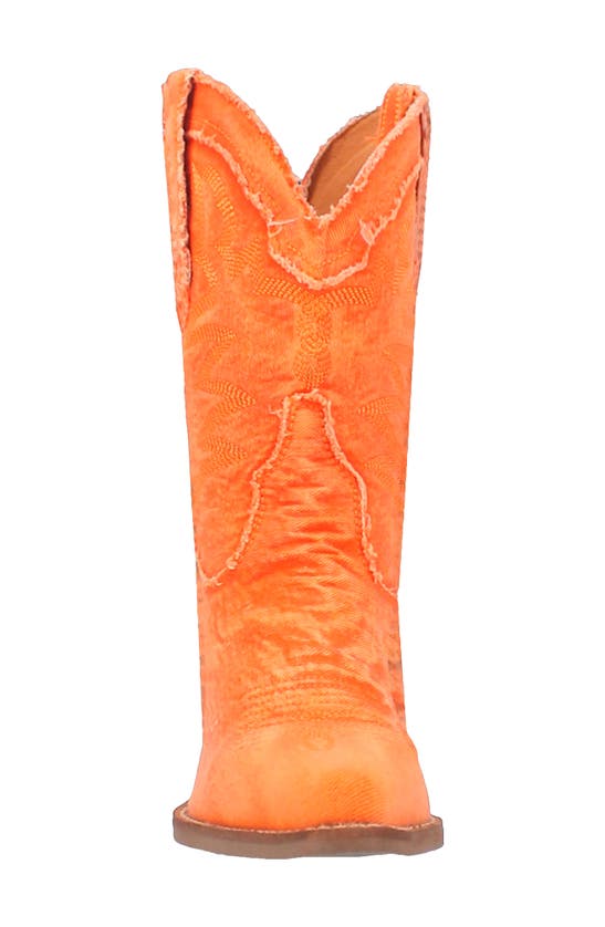 Shop Dingo Y'all Need Dolly Western Boot In Orange