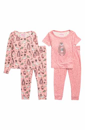 RENE ROFE GIRL Kids' Snug Fit Cotton Pajamas Set