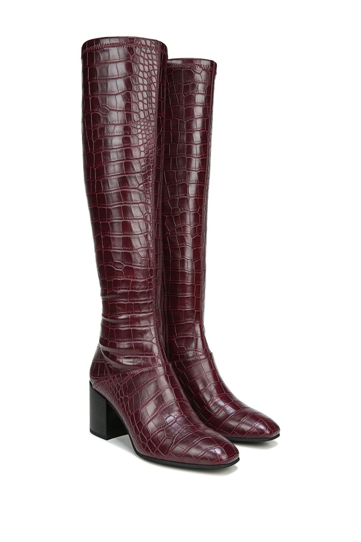 Tribute Croc Embossed Leather Boot 