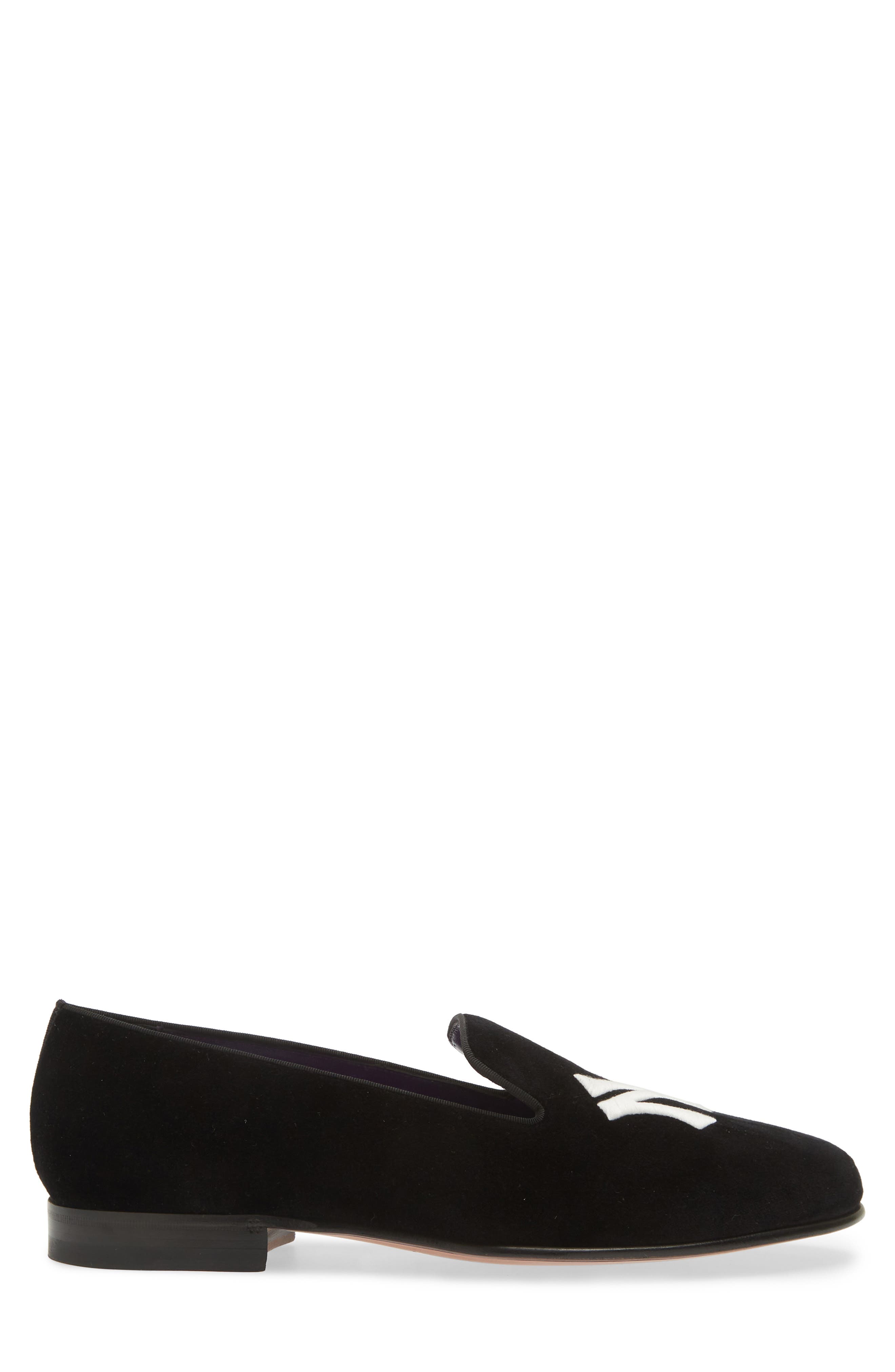 Ralph Lauren Purple Label x Yankees Alonzo Velvet Loafer (Men