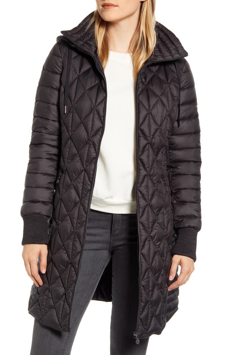 Multi Quilt Packable Hooded Puffer Coat | Nordstrom