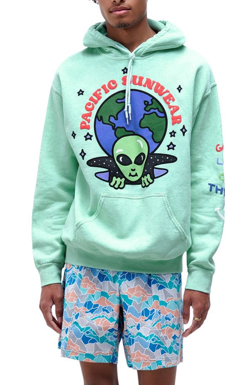 PacSun PSG Cosmic Graphic Hoodie in Mint