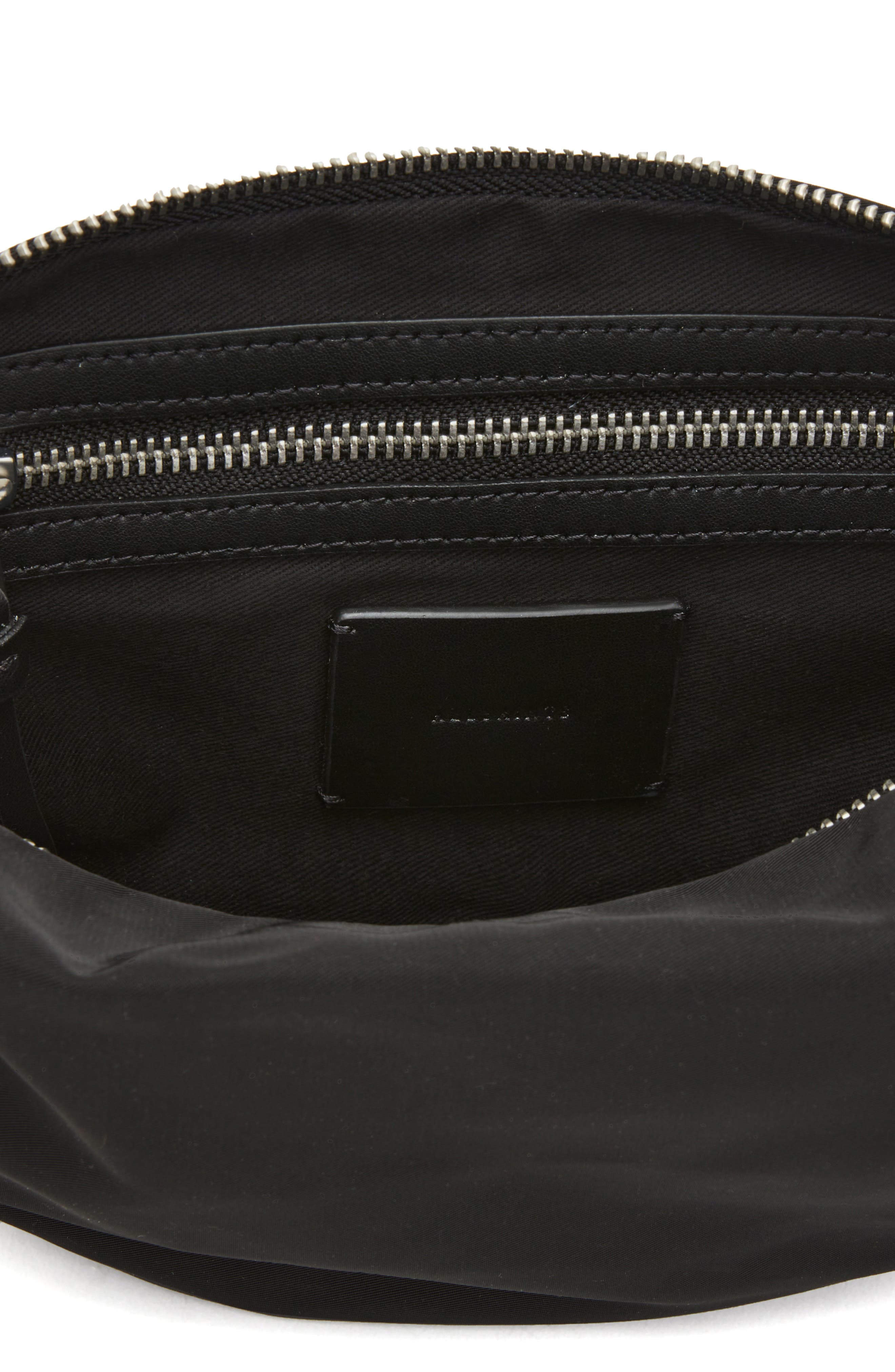 AllSaints Half Moon Nylon Crossbody Bag Nordstrom