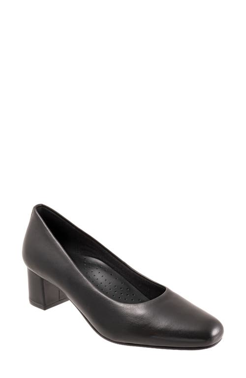 Trotters Daria Block Heel Pump Black at Nordstrom,