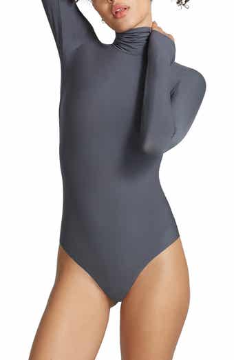 commando Women's Ballet Body Turtleneck Bodysuit, Raisin, One Size :  : Clothing & Accessories