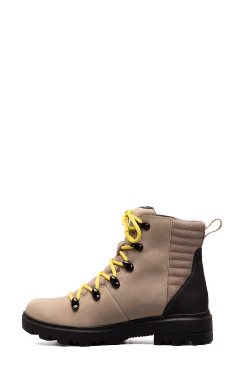 Bogs Holly Waterproof Lace-up Boot In Taupe