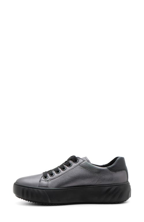 Shop Ara Mikky Platform Sneaker In Anthracite/black