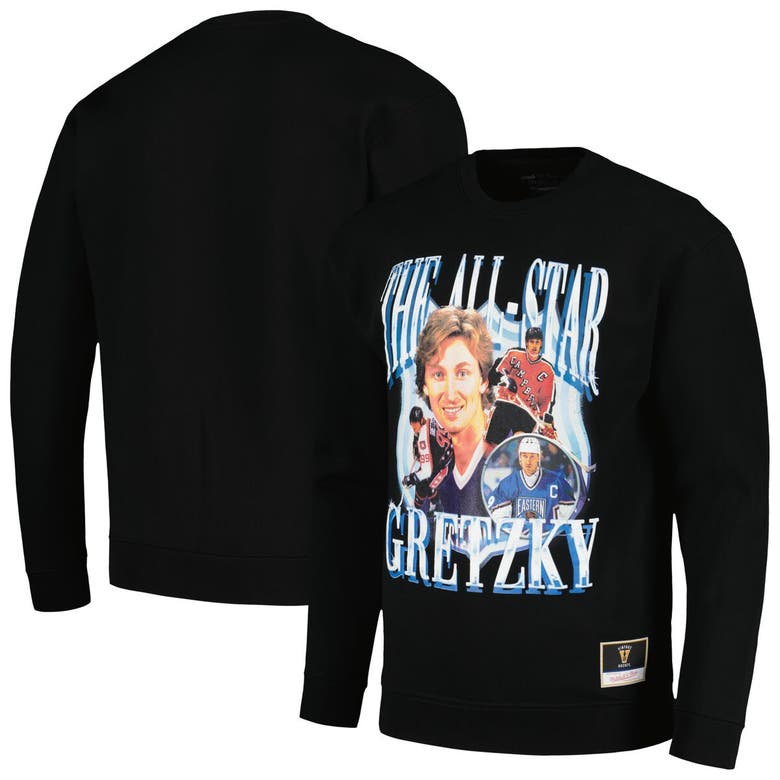 Shop Mitchell & Ness Wayne Gretzky Black Nhl All-star Pullover Sweatshirt