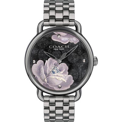 Coach Delancey Floral Bracelet Watch,