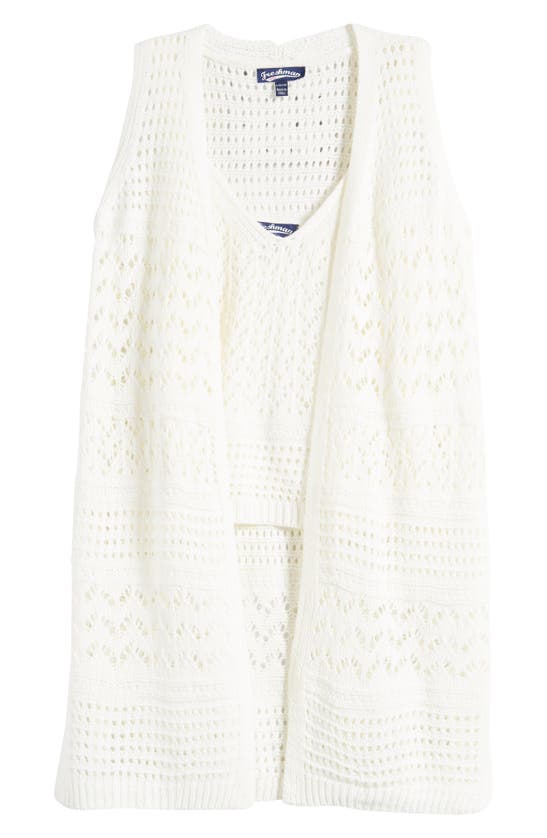 Freshman Kids' Duster & Tank Set In Whipped Cream Combo