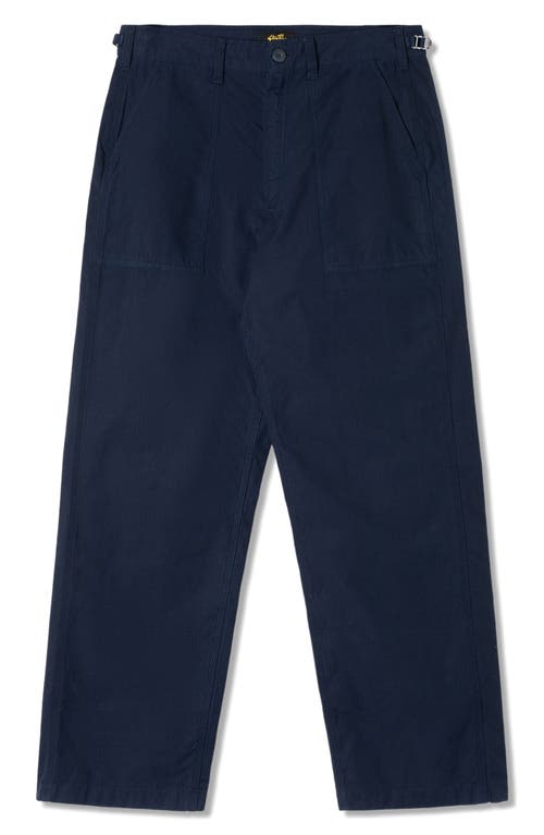 Shop Stan Ray K Straight Leg Pants In Navy Ripstop