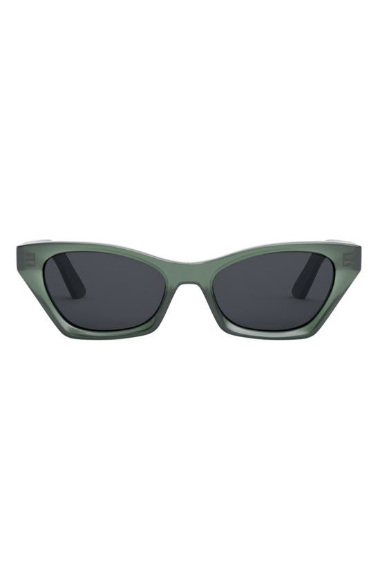 Dior 'midnight B1i 53mm Butterfly Sunglasses In Green