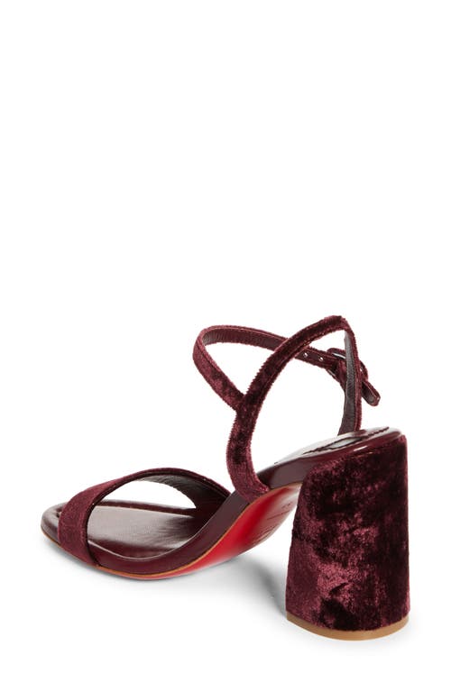 Shop Christian Louboutin Miss Jane Sandal In 7084 Brownie/lin Brownie