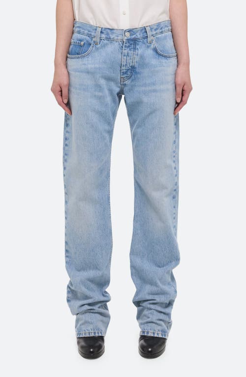 Helmut Lang Low Rise Straight Leg Jeans Blue at Nordstrom,