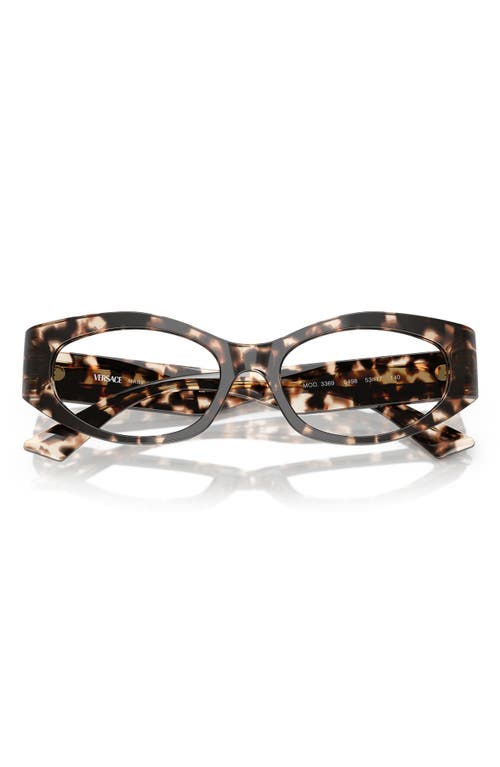 VERSACE VERSACE 53MM IRREGULAR OPTICAL GLASSES 