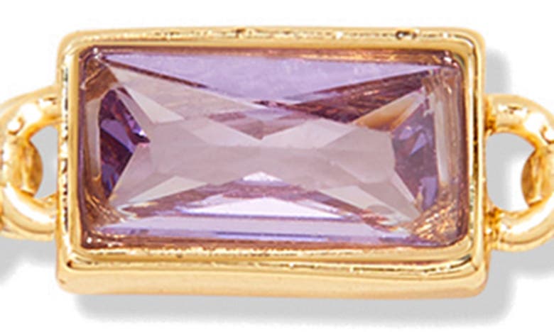 Brook & York Kylie Birthstone Beaded Stretch Bracelet In Gold - June