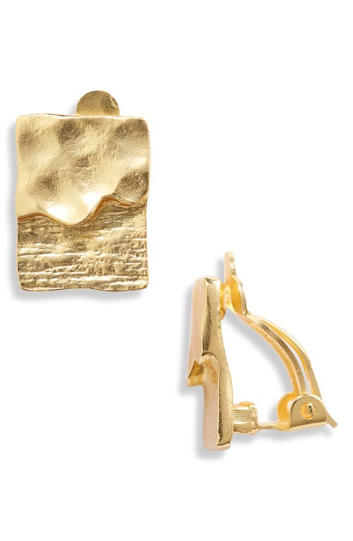 Clip-On Earrings in Gold