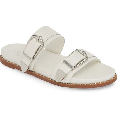 Linea Paolo Rae Slide Sandal- White