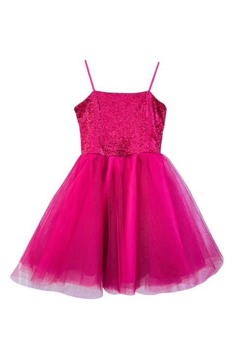 Kids' Sequin & Tulle Party Dress (Big Kid)