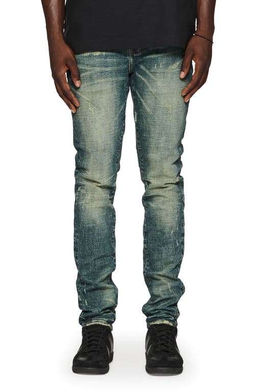 PURPLE BRAND Tint Skinny Jeans Mid Indigo at Nordstrom,