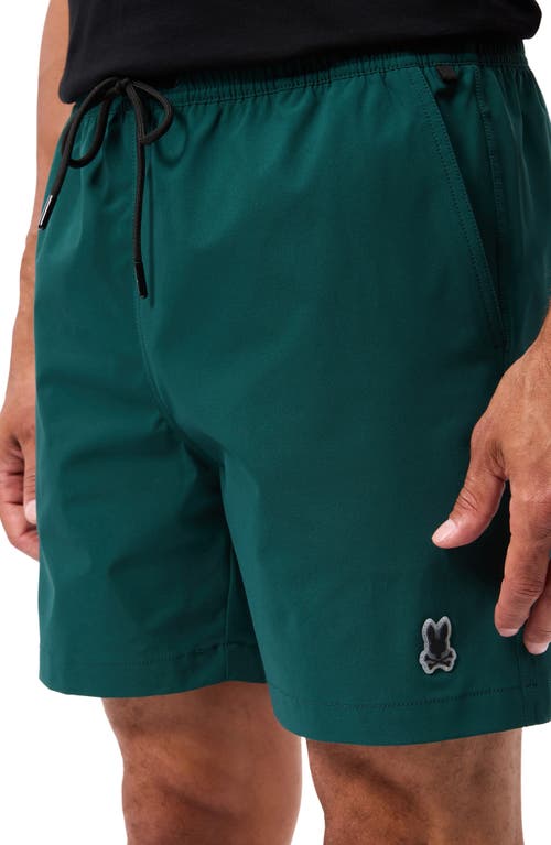 Shop Psycho Bunny Palm View Hydrochromic Swim Trunks In Sea Moss