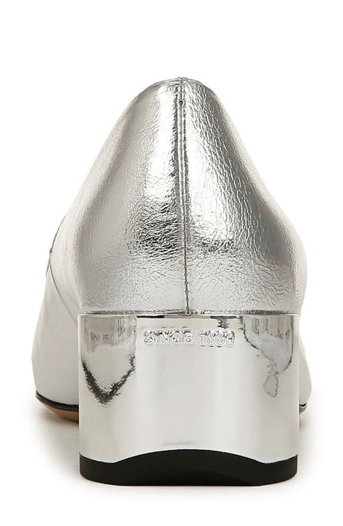 Shop Franco Sarto Natalia Square Toe Pump In Silver