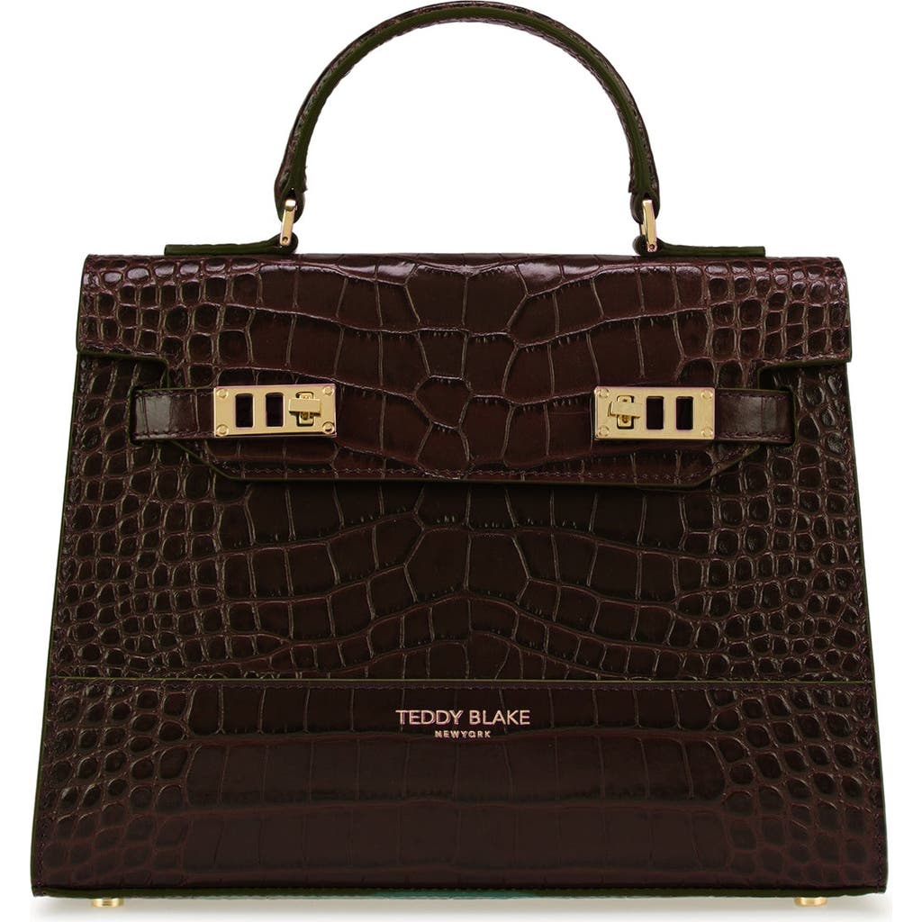 Teddy Blake Kim Croco 11" In Dark Brown