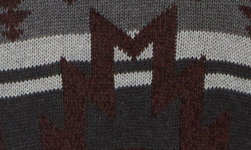 WEATHERPROOF WEATHERPROOF® GEOMETRIC COTTON CREWNECK SWEATER