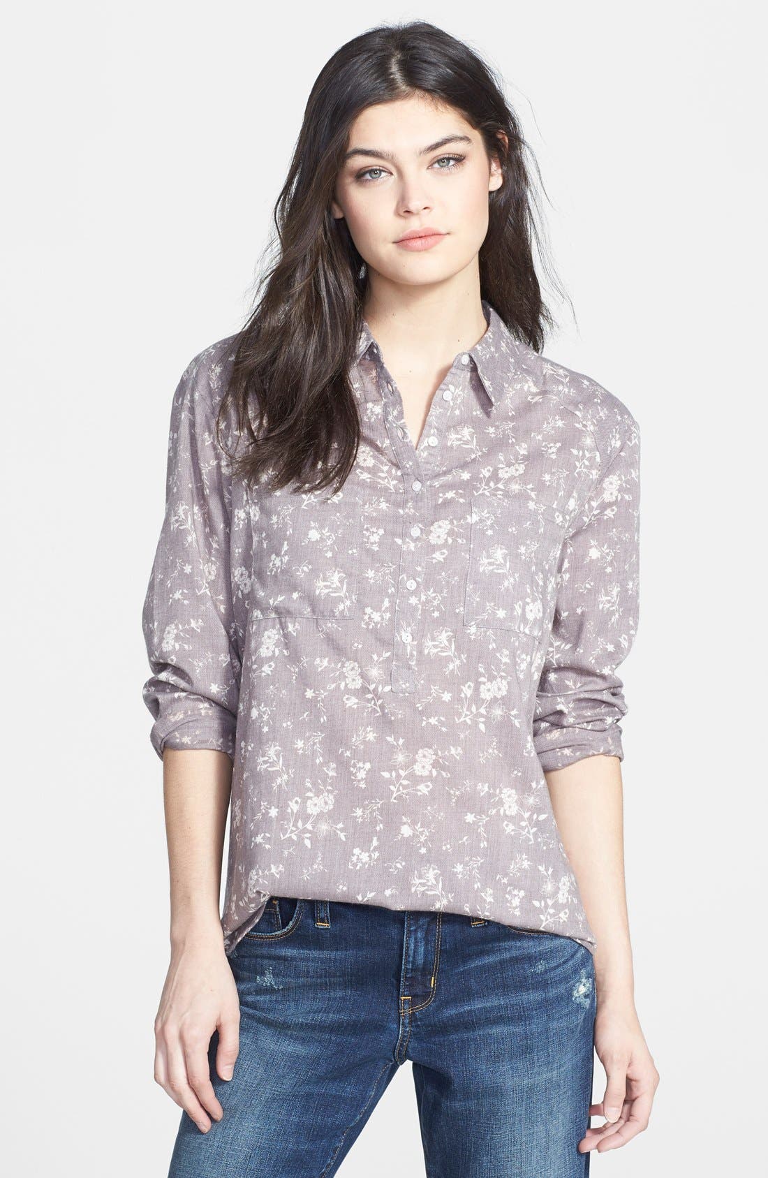 Ace Delivery Collared Henley Shirt Nordstrom