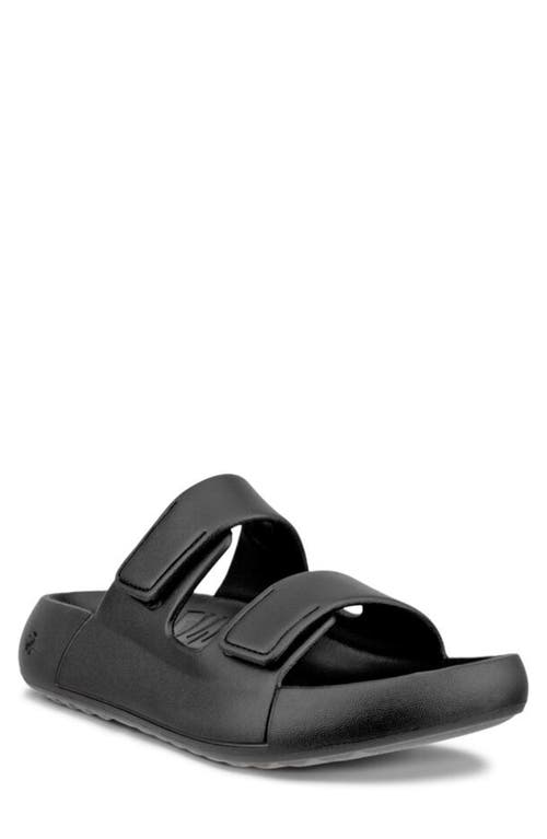 Cozmo E Water Resistant Slide Sandal in Black