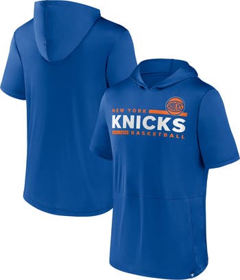 Knicks short sleeve hoodie hotsell