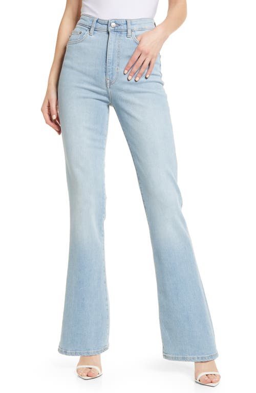 Lovers + Friends Greyson High Waist Flare Leg Jeans in Cypress