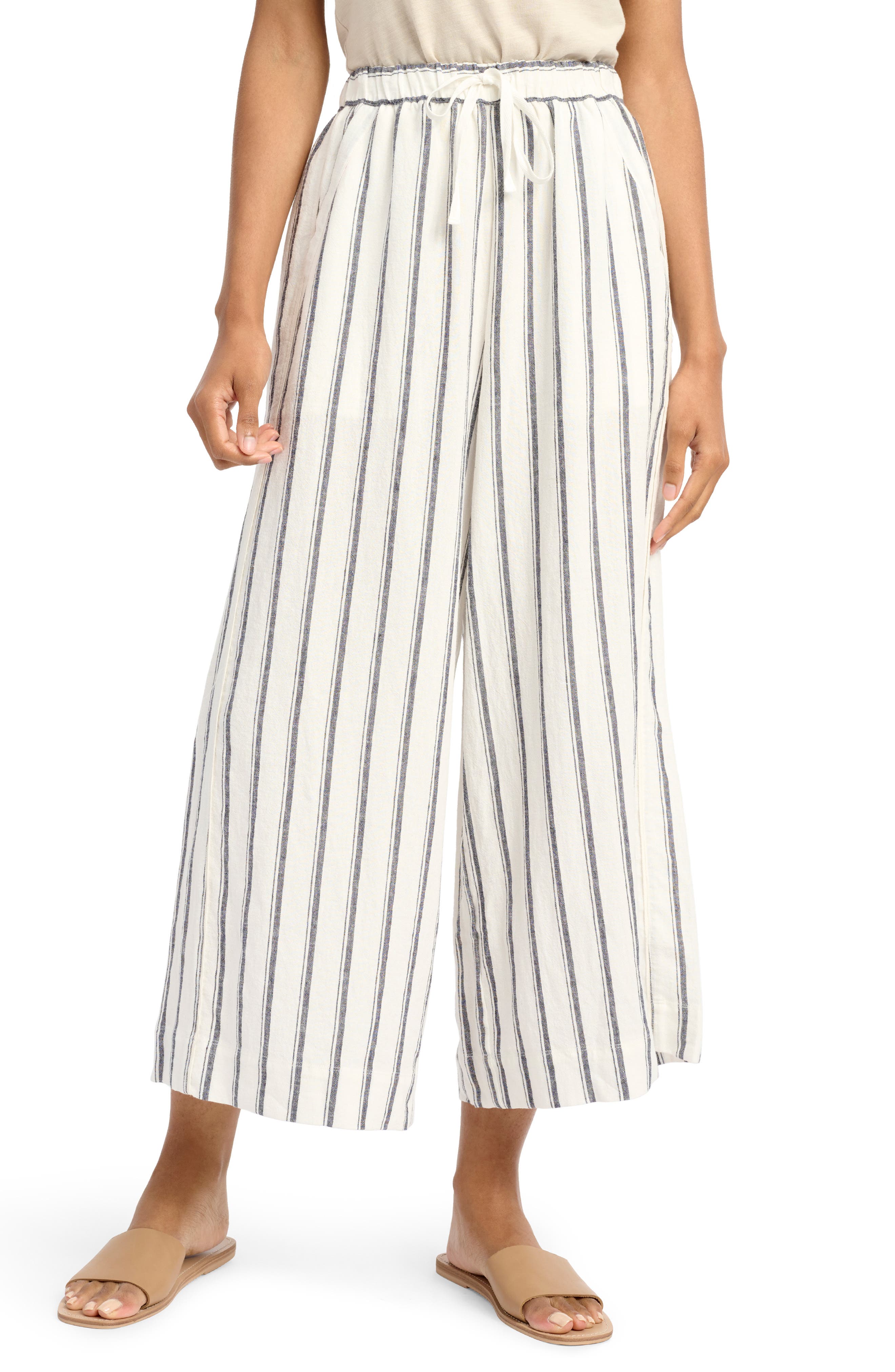 Splendid Thira Stripe Wide Leg Pants 