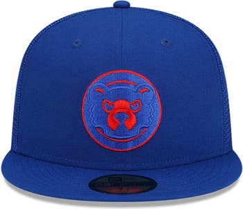 Chicago Cubs New Era 2023 Official Batting Practice 59FIFTY Trucker Cap