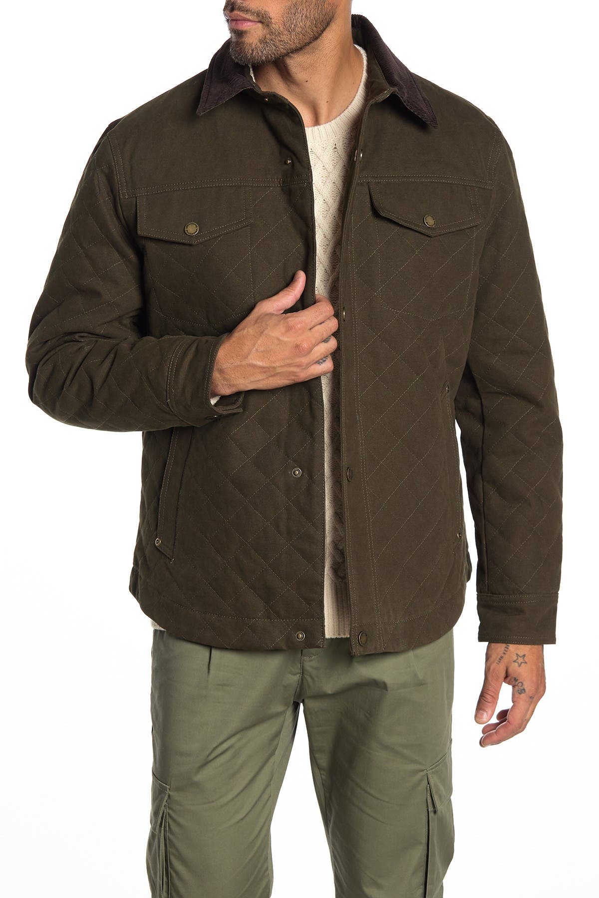 Bannack Quilted Canvas Utility Jacket 