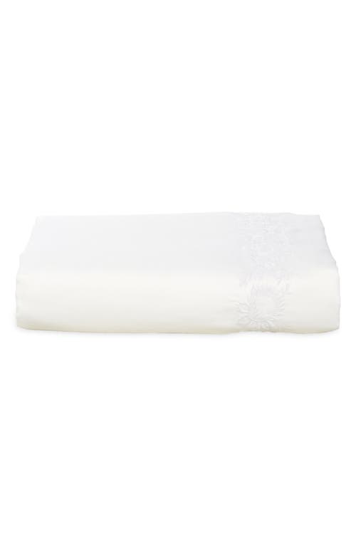 Ralph Lauren Eloise Embroidered Organic Cotton Duvet Cover in Studio White at Nordstrom