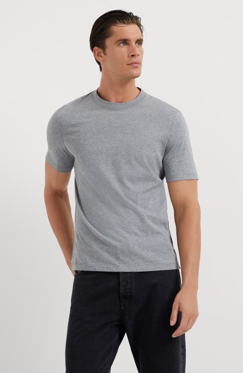 Shop Brunello Cucinelli Crew-neck T-shirt In Grey