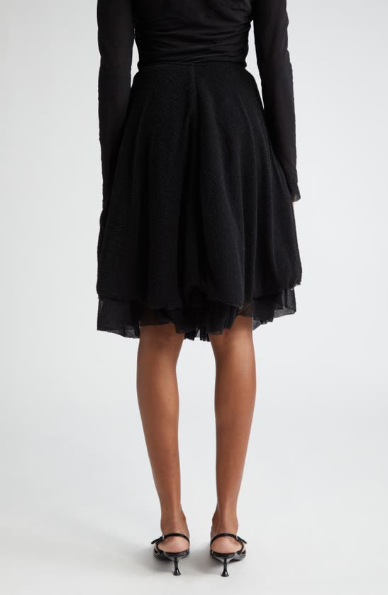 Shop Proenza Schouler Julia Micropleated Jersey Skirt In Black