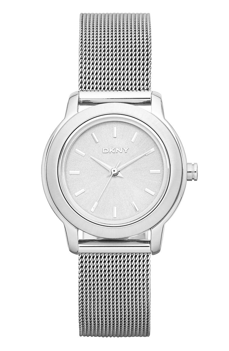 DKNY 'Tompkins' Mesh Bracelet Watch, 28mm | Nordstrom