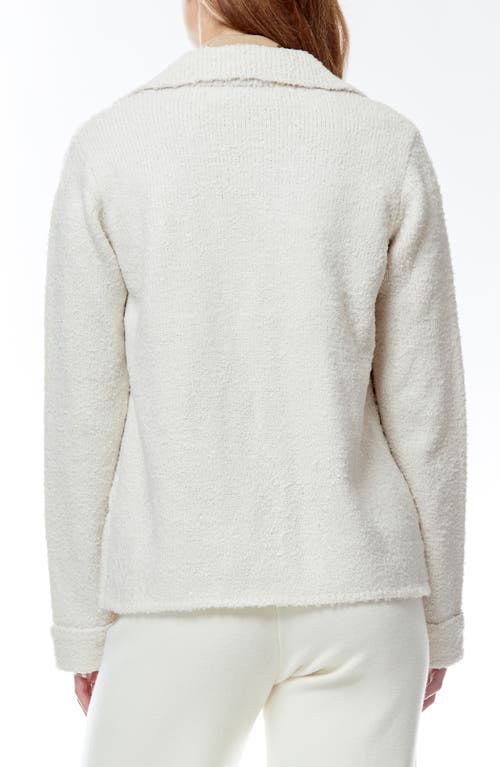 By Design River Bouclé Sweater In Gardenia