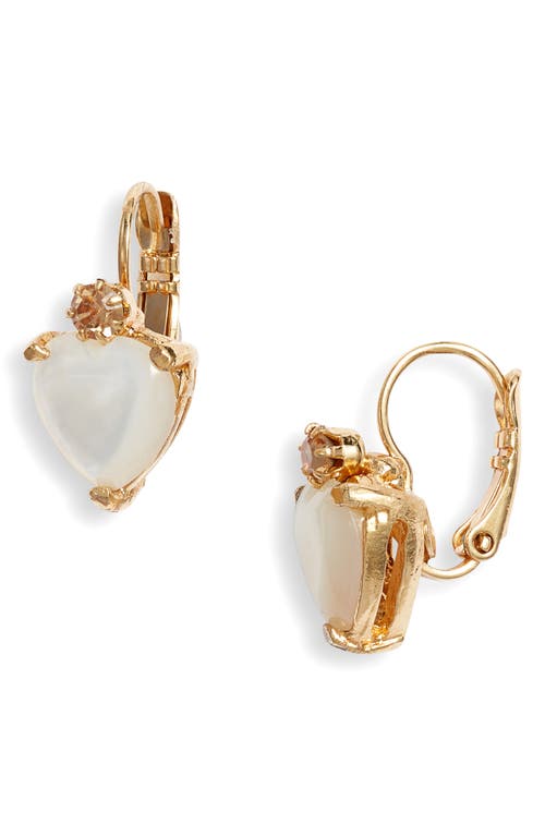Gas Bijoux Donguette Drop Earrings in White at Nordstrom